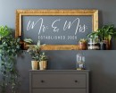 Mr. & Mrs. Custom Date Decal
